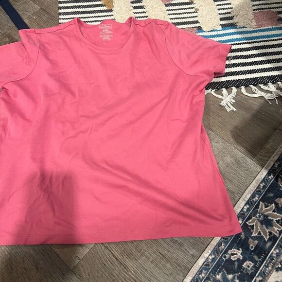 LL Bean large pink tee - Picture 4 of 6